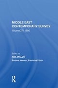 Middle East Contemporary Survey, Volume Xiv: 1990