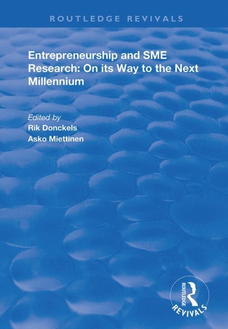 Asko Miettinen, Rik Donckels - Entrepreneurship and SME Research, E-bok