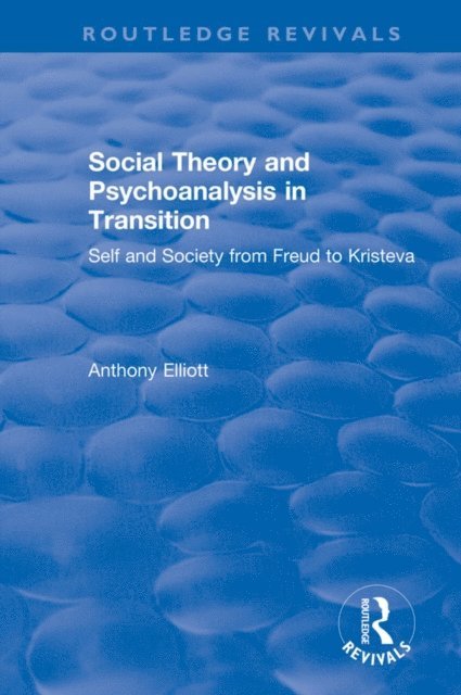 Anthony Elliott - Social Theory and Psychoanalysis in Transition, E-bok