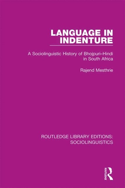 Rajend Mesthrie - Language in Indenture, E-bok