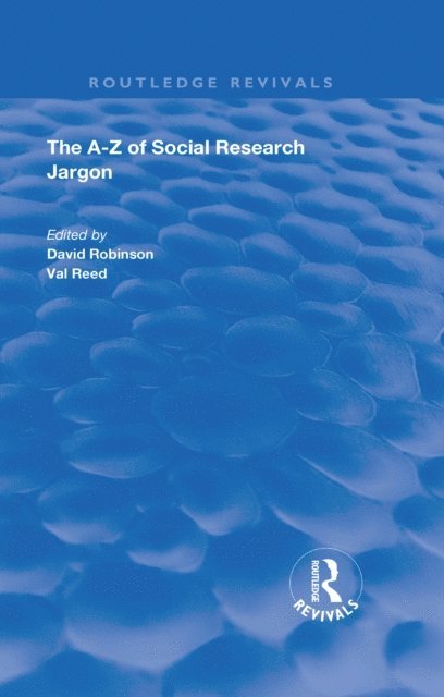Val Reed, David Robinson - A-Z of Social Research Jargon, E-bok