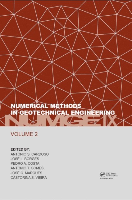 Castorina Vieira, Jose Marques, Antonio Gomes, Pedro Costa, Jose Borges, Antonio Cardoso - Numerical Methods in Geotechnical Engineering IX, Volume 2, E-bok