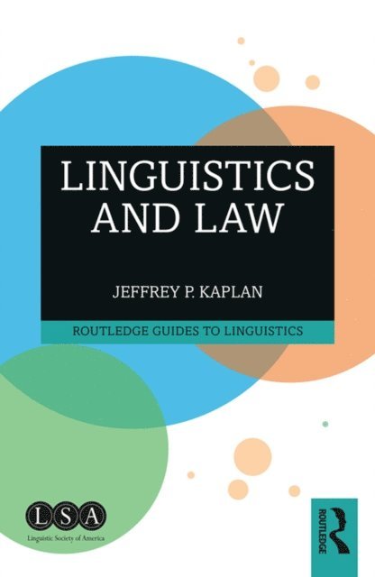 Jeffrey P. Kaplan - Linguistics and Law, E-bok