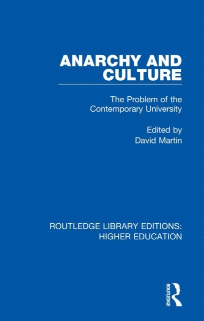 David Martin - Anarchy and Culture, E-bok