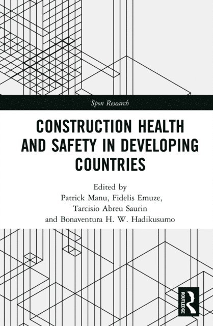 Bonaventura Hadikusumo, Tarcisio Abreu Saurin, Fidelis Emuze, Patrick Manu - Construction Health and Safety in Developing Countries, E-bok