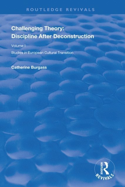 Catherine Burgass, Gerg Walker, Martin Stannard - Challenging Theory: Discipline After Deconstruction, E-bok