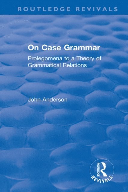 John Anderson - On Case Grammar, E-bok