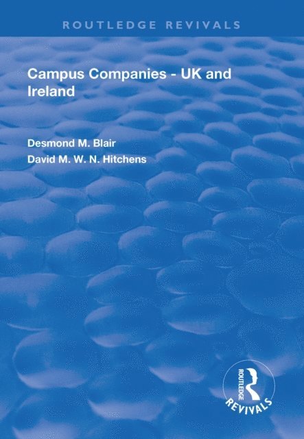 David M.W.N. Hitchens, Desmond M. Blair - Campus Companies, E-bok