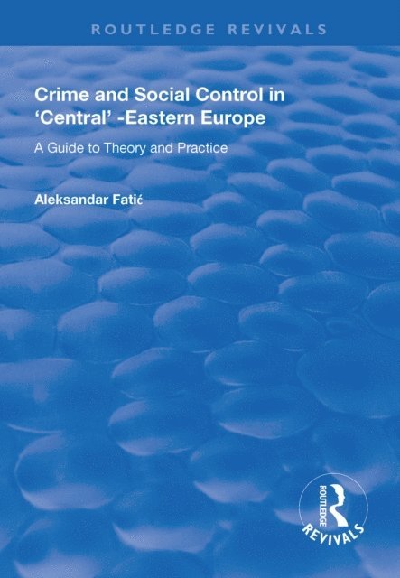 Aleksandar Fatic - Crime and Social Control in Central-Eastern Europe, E-bok