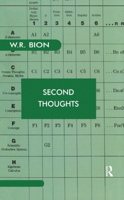 Wilfred R. Bion - Second Thoughts, E-bok