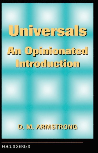 D. M. Armstrong - Universals, E-bok