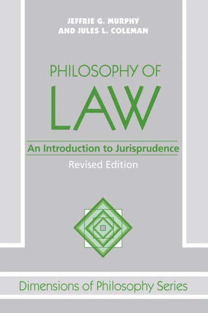 Jeffrie G. Murphy - Philosophy Of Law, E-bok