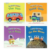 Learn to Read at Home with Bug Club Phonics Alphablocks: Phase 3 - Reception term 2 (4 fiction books) Pack A