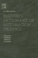 B. Zhelyazova - Elsevier's Dictionary of Automation Technics, Inbunden. Tillgänglighet: Lägg i varukorg