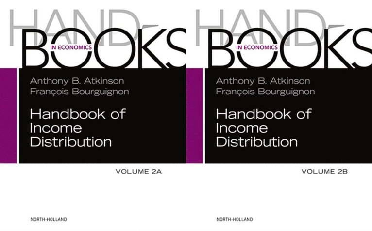 Francois Bourguignon, Anthony B. Atkinson - Handbook of Income Distribution, E-bok