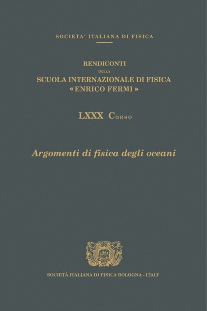 P. M. Rizzoli, A.R. Osborne - Topics in Ocean Physics, E-bok