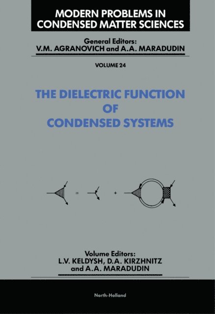 D.A. Kirzhnitz, A.A. Maradudin, L.V. Keldysh - Dielectric Function of Condensed Systems, E-bok