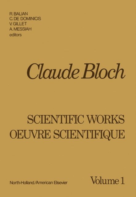 R Balian - Claude Bloch, E-bok