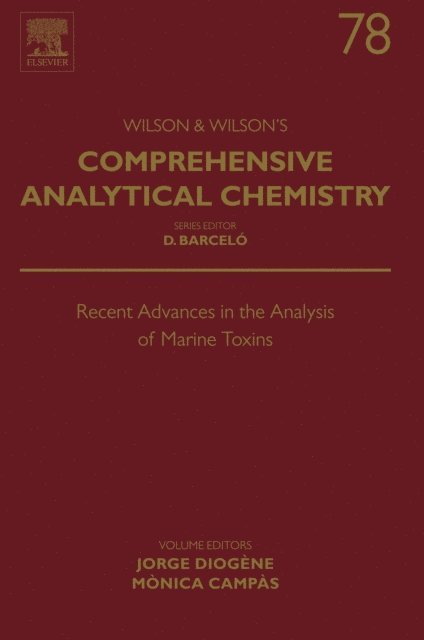 Recent Advances in the Analysis of Marine Toxins, E-bok