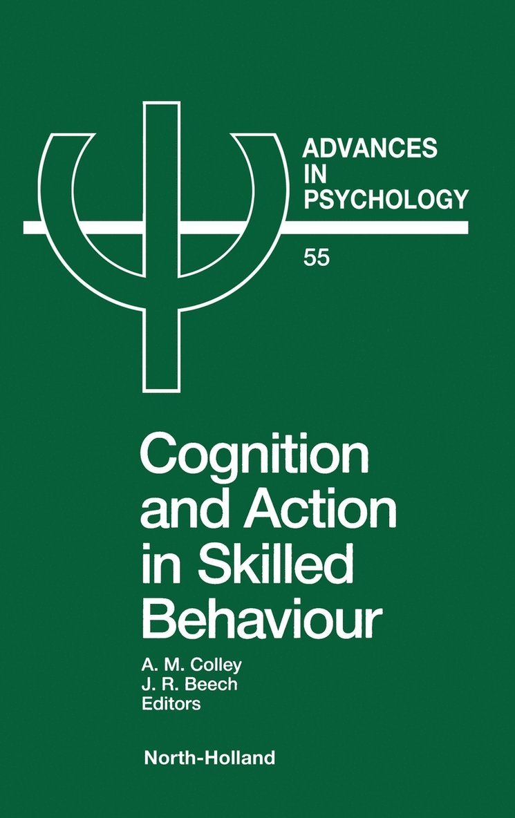 Colley Ann Ed Colley, Colley a. M. A. M. Colley a. M., Colley a. M. - Advances in Psychology V55, Inbunden