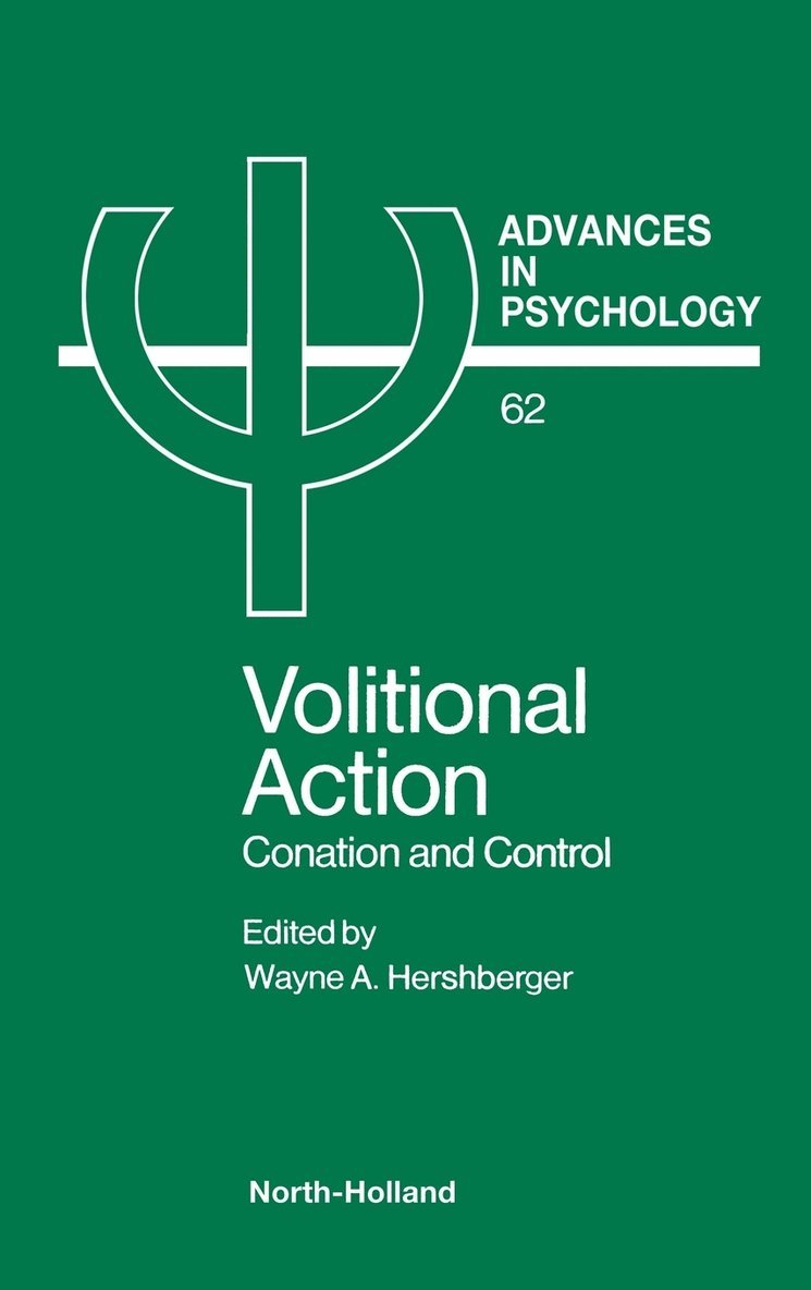 HERSHBERGER W. A., W.A. Hershberger - Volitional Action, Inbunden