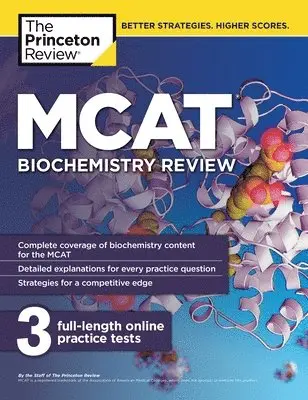 The Princeton Review - MCAT Biochemistry Review, Häftad