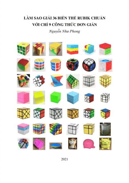 Phong Nguyen Nhu - Lam sao giai 36 bien the Rubik chuan voi chi 9 cong thuc A on gian, E-bok