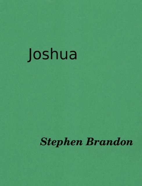 Stephen Brandon - Joshua, E-bok
