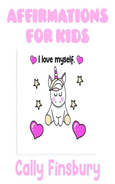 Cally Finsbury - Affirmations For Kids, E-bok. Tillgänglighet: Lägg i varukorg