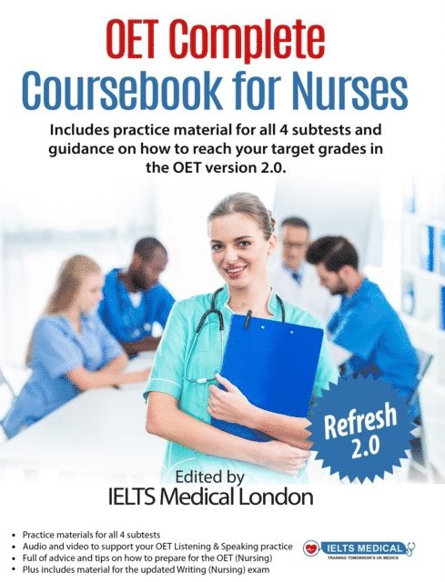 IELTS Medical - OET Complete Coursebook for Nurses and Midwives, E-bok. Tillgänglighet: Lägg i varukorg