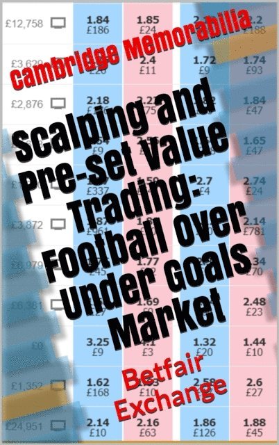 Cambridge Memorabilia - Scalping and Pre-set Value Trading: Football Over Under Goals Market - Betfair Exchange, E-bok. Tillgänglighet: Lägg i varukorg