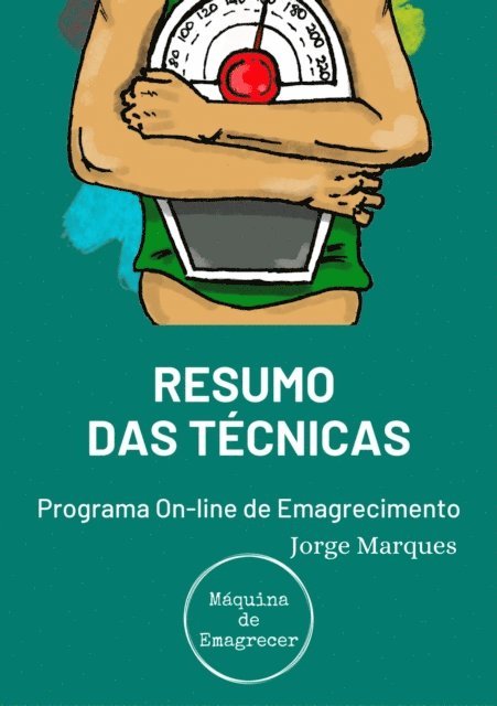 Jorge Marques - Programa do Maquina de Emagrecer, E-bok