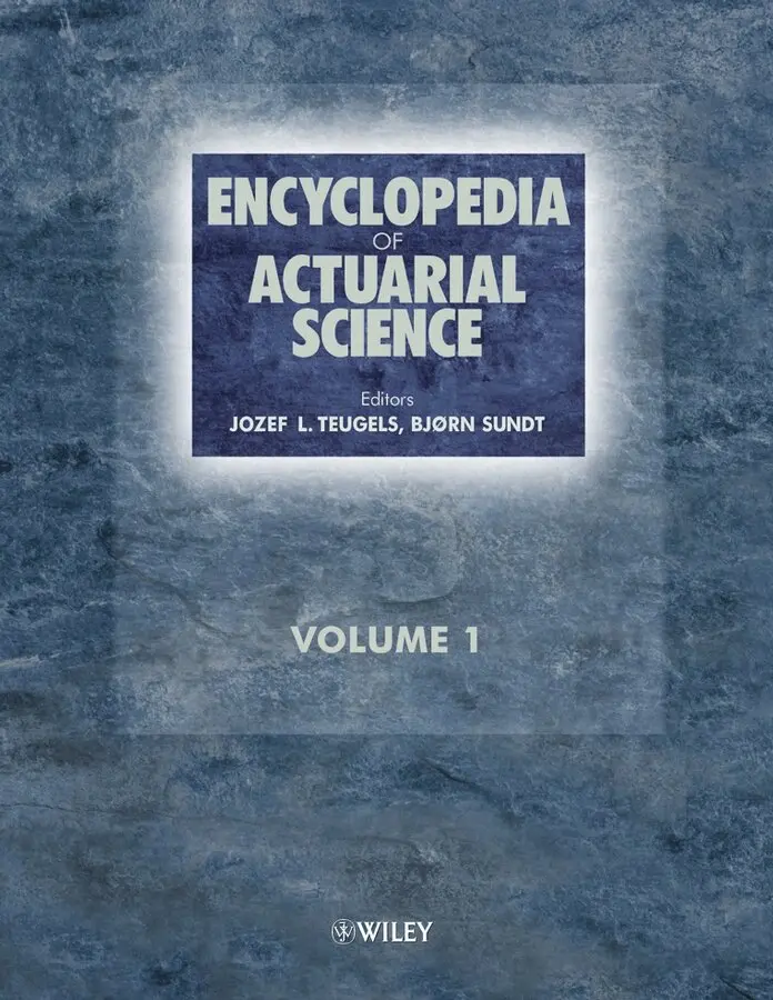 Editor-in-Chief:Jozef Teugels, Editor-in-Chief:BjÓr Sundt, Jozef L. Teugels, Bjørn Sundt - Encyclopedia of Actuarial Science 3V Set. Tillgänglighet: Tillfälligt slut
