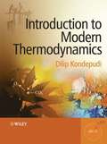 Introduction to Modern Thermodynamics