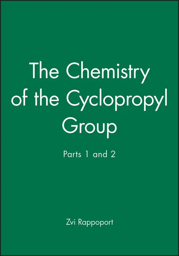 Z Rappoport - Chemistry of the Cyclopropyl Group 2V Set. Tillgänglighet: Tillfälligt slut