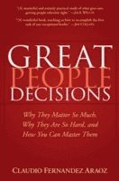 Claudio Fernández-Aráoz - Great People Decisions, Inbunden