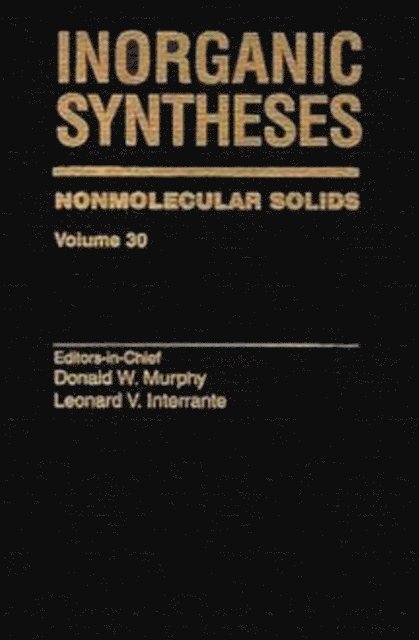 Leonard V. Interrante - Nonmolecular Solids, Volume 30, E-bok
