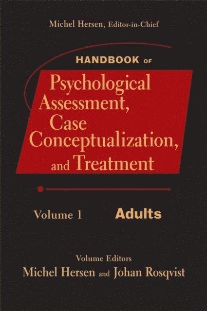 Johan Rosqvist, Michel Hersen - Handbook of Psychological Assessment, Case Conceptualization, and Treatment, Volume 1, E-bok