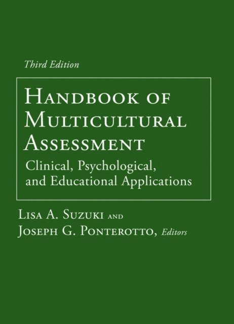 Joseph G. Ponterotto, Lisa A. Suzuki - Handbook of Multicultural Assessment, E-bok
