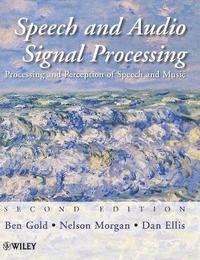 Speech and Audio Signal Processing