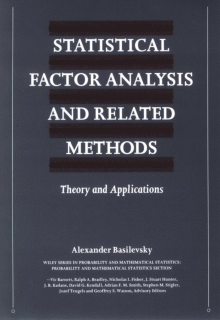 Alexander T. Basilevsky - Statistical Factor Analysis and Related Methods, E-bok