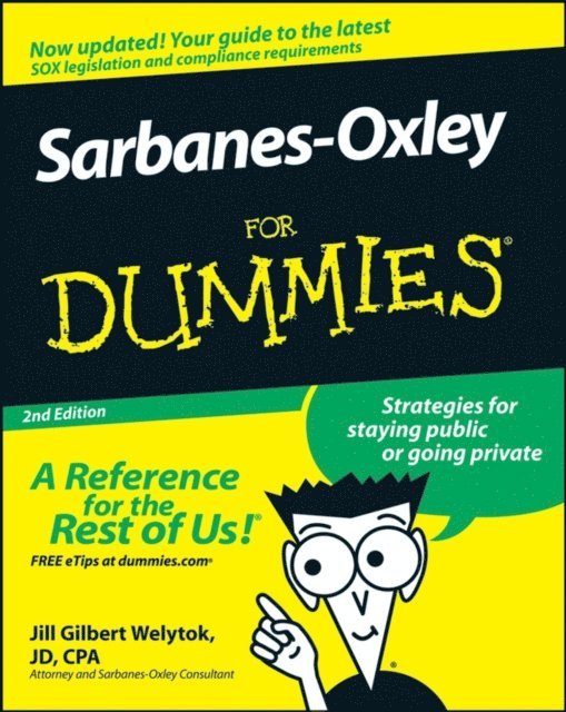 Jill Gilbert Welytok - Sarbanes-Oxley For Dummies, E-bok. Tillgänglighet: Lägg i varukorg