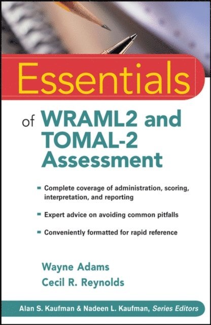 Cecil R. Reynolds, Wayne Adams - Essentials of WRAML2 and TOMAL-2 Assessment, E-bok