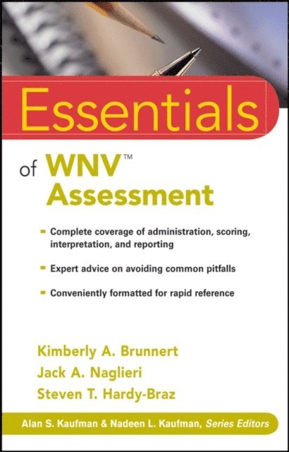 Steven T. Hardy-Braz, Jack A. Naglieri, Kimberly A. Brunnert - Essentials of WNV Assessment, E-bok