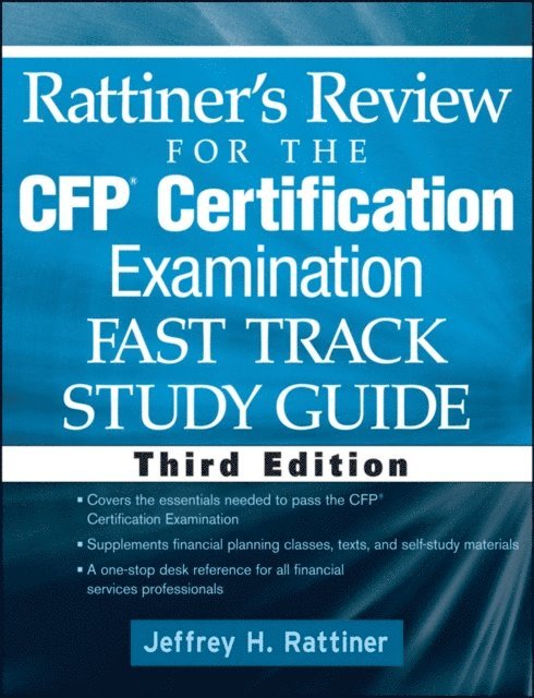 Jeffrey H. Rattiner - Rattiner's Review for the CFP(R) Certification Examination, Fast Track, Study Guide, E-bok