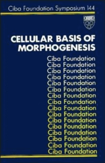 Joan Marsh, David Evered - Cellular Basis of Morphogenesis, E-bok