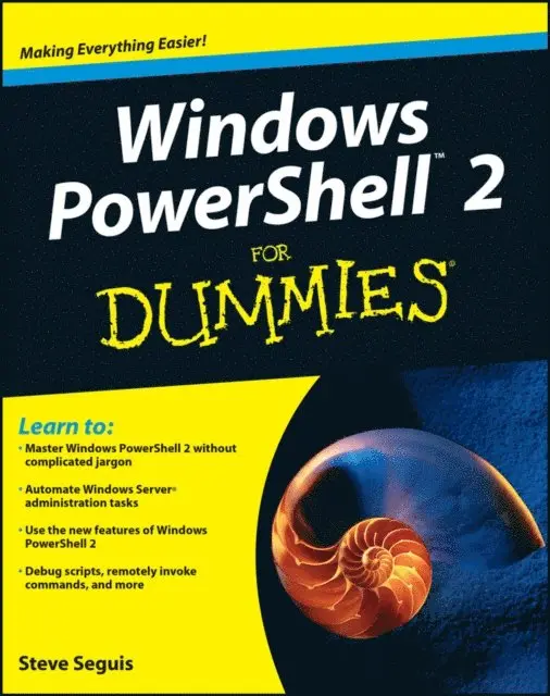 Steve Seguis - Windows PowerShell 2 For Dummies, E-bok. Tillgänglighet: Lägg i varukorg
