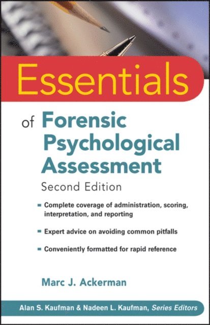 Marc J. Ackerman - Essentials of Forensic Psychological Assessment, E-bok