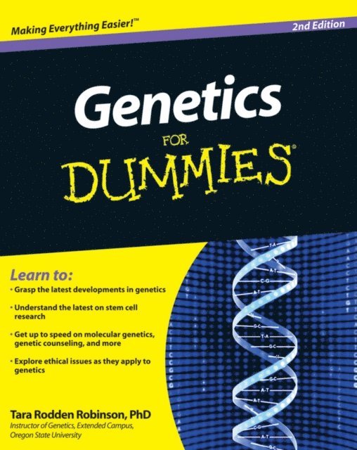 Tara Rodden Robinson - Genetics For Dummies, E-bok. Tillgänglighet: Lägg i varukorg