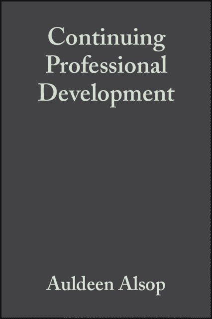 Auldeen Alsop - Continuing Professional Development, E-bok